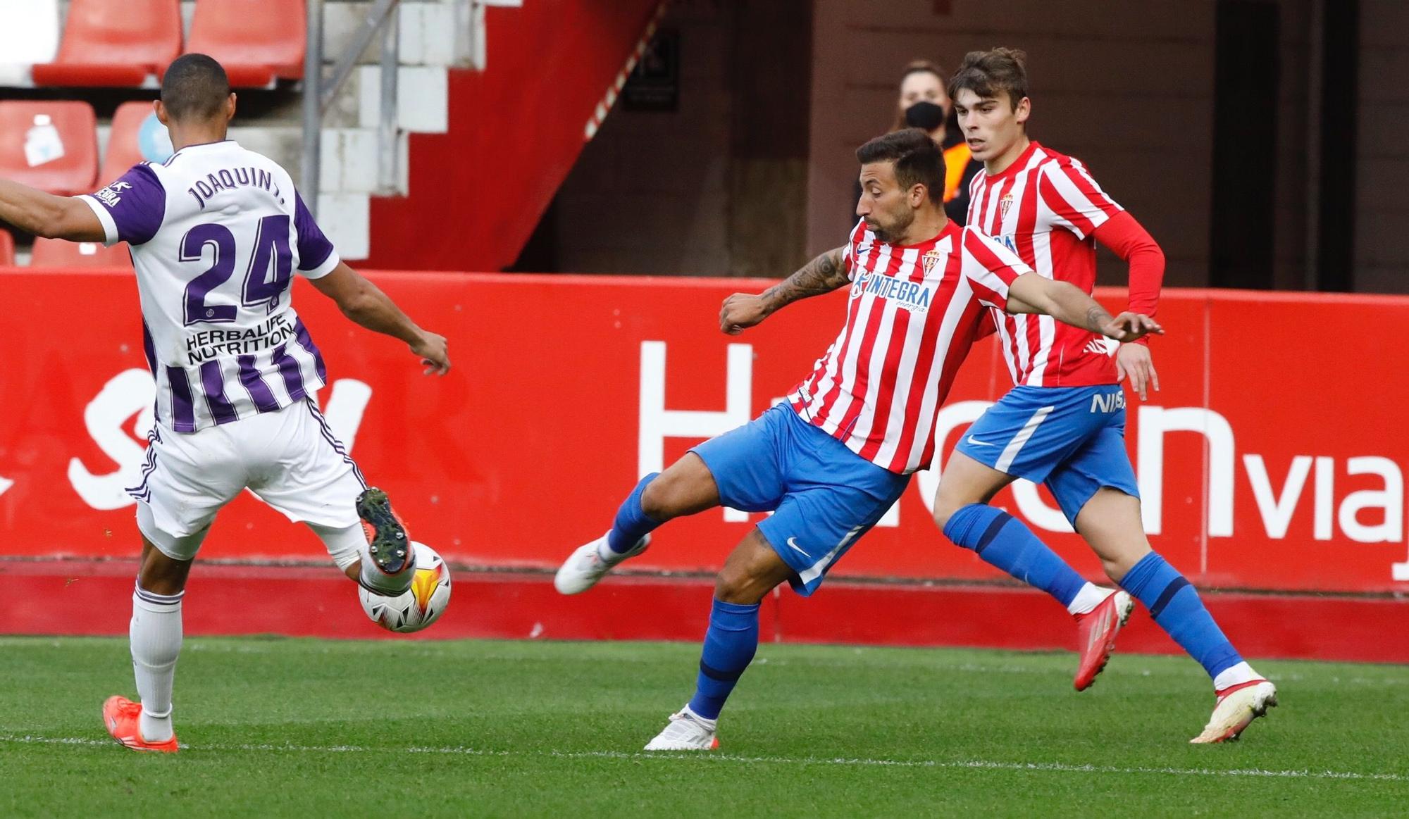 Sporting - Valladolid, en imágenes