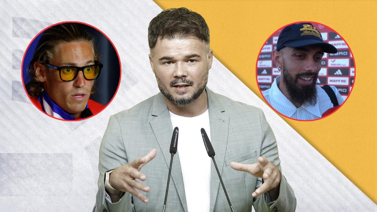 Gabriel Rufián, sobre Marcos Llorente y Borja Iglesias