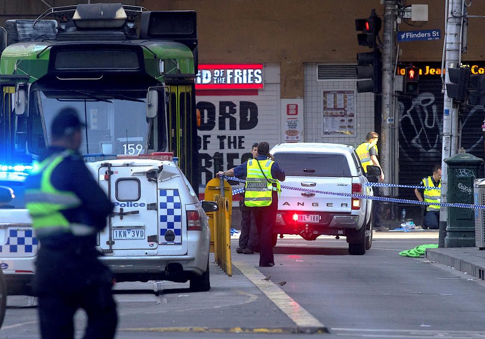 Atropello masivo en Melbourne