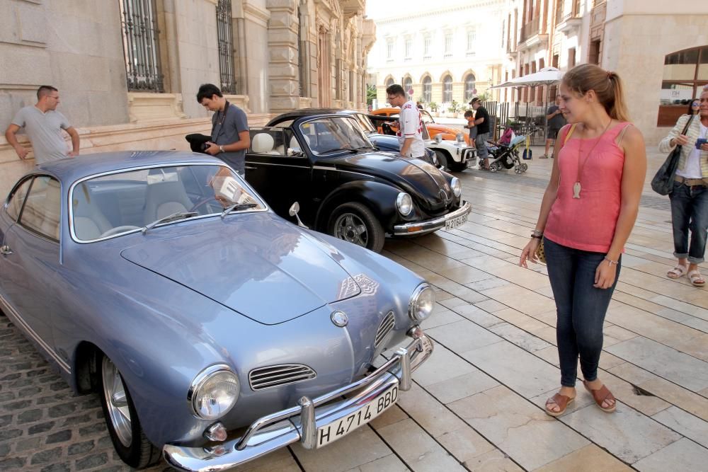 Concentración de coches clásicos de volkswagen en