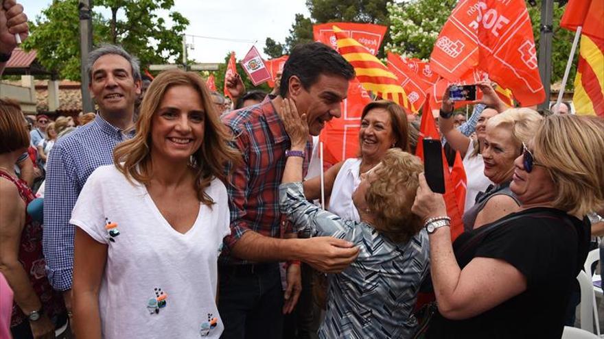 Sánchez cierra con actos en Teruel y Zaragoza su campaña en Aragón