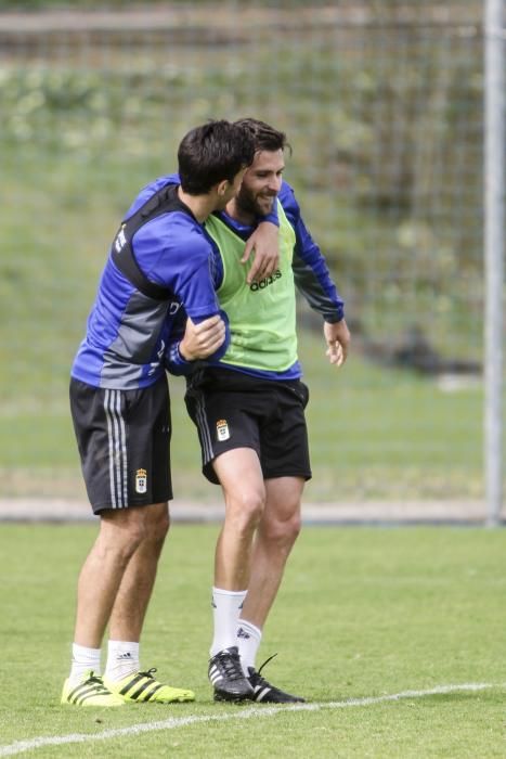 Entrenamiento del Real Oviedo en El Requexón