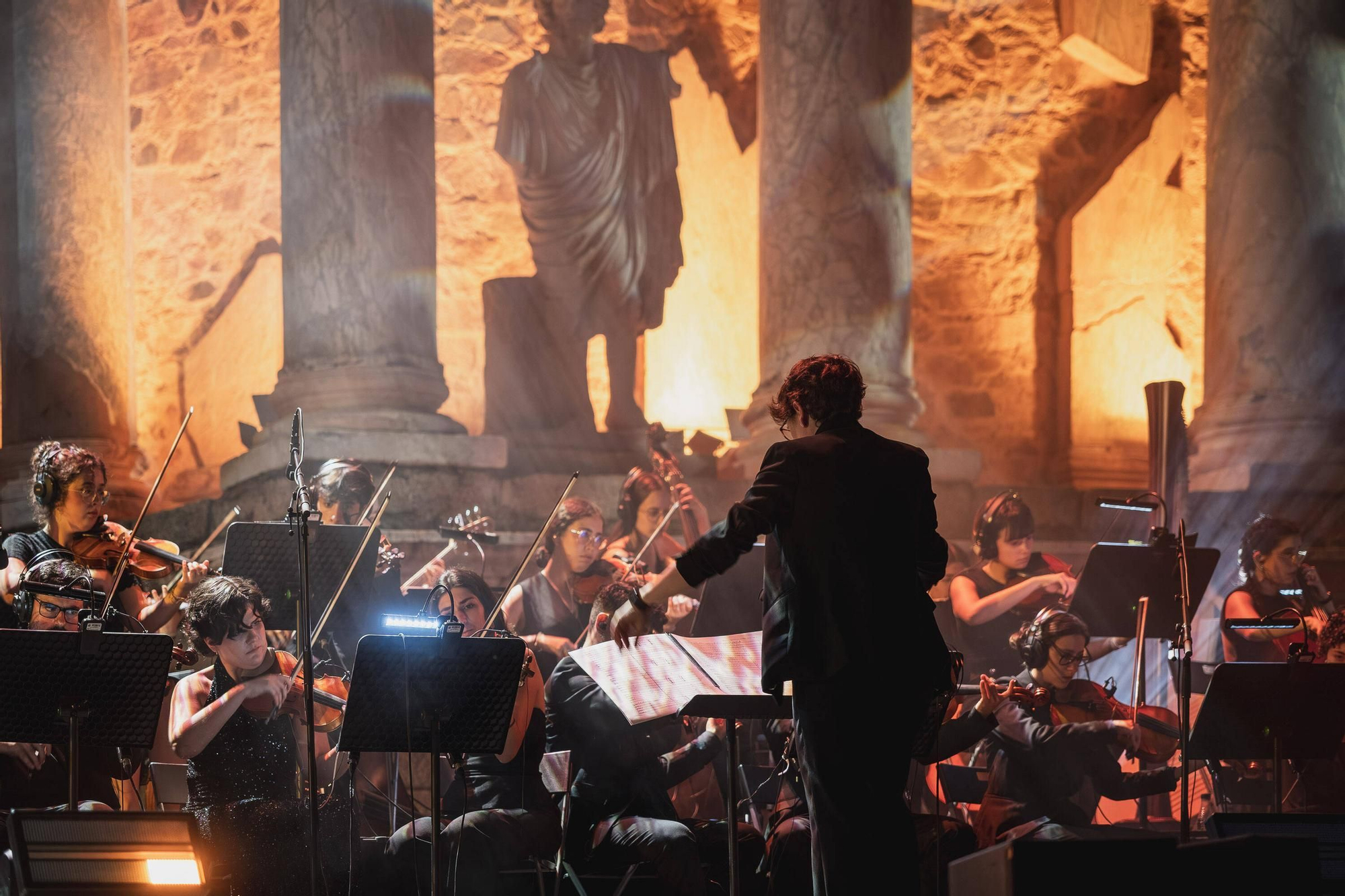 El concierto de Il Volo en el Teatro Romano de Mérida, en imágenes