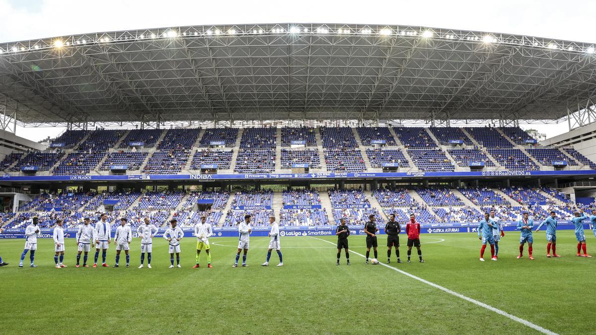 El partido del Real Oviedo, en imágenes