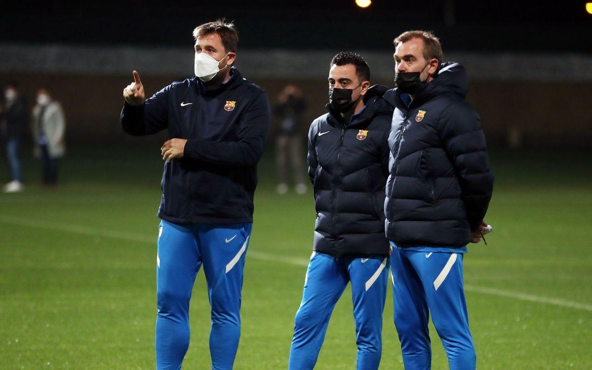 Xavi, en vista del partit que voldria no jugar Xavi, en vista del partit que voldria no jugar