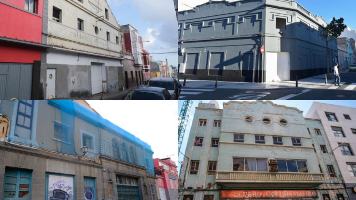 Los cines La Luz, Colón, San Roque y Guanarteme, en Las Palmas de Gran Canaria.