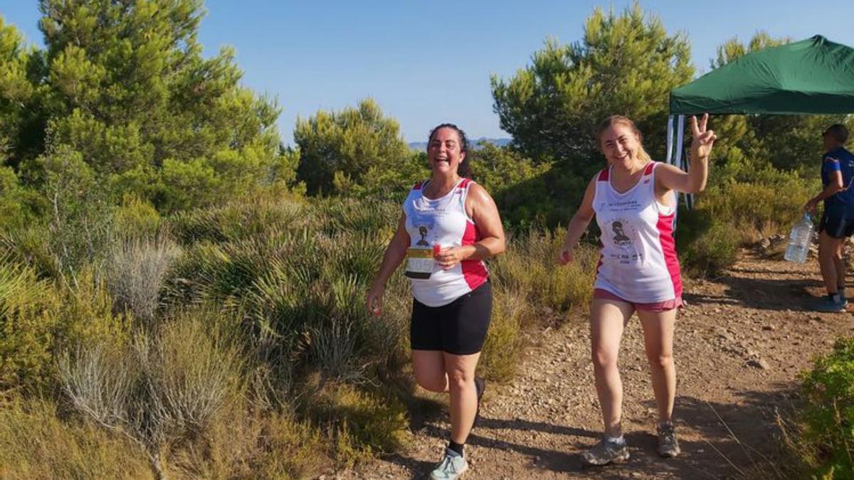 Carrera en pleno monte