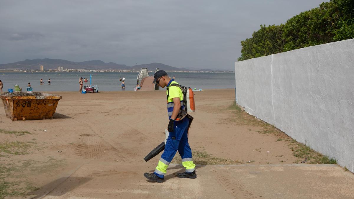 "En verano reforzamos con 47 operarios la limpieza en las zonas de costa de Cartagena"