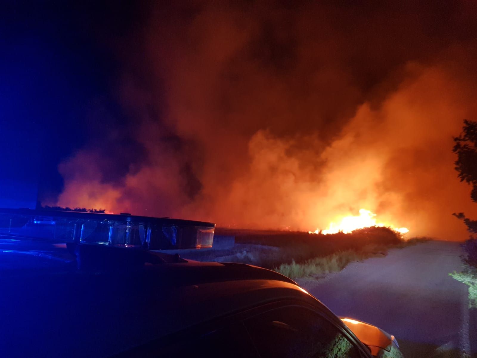 Incendio en Tavernes de la Valldigna