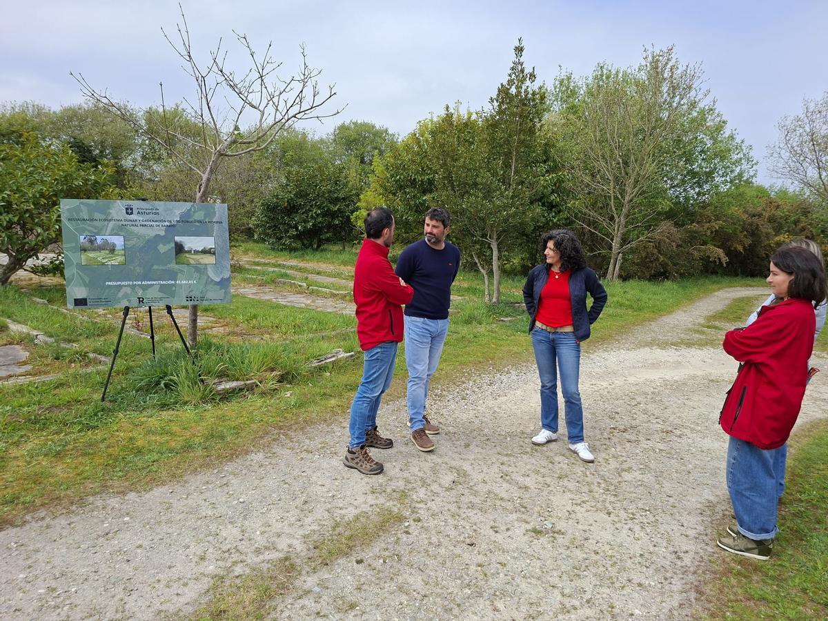 En imágenes: El Principado plantea la mejora del aparcamiento y el acceso a Barayo desde el lado de Valdés