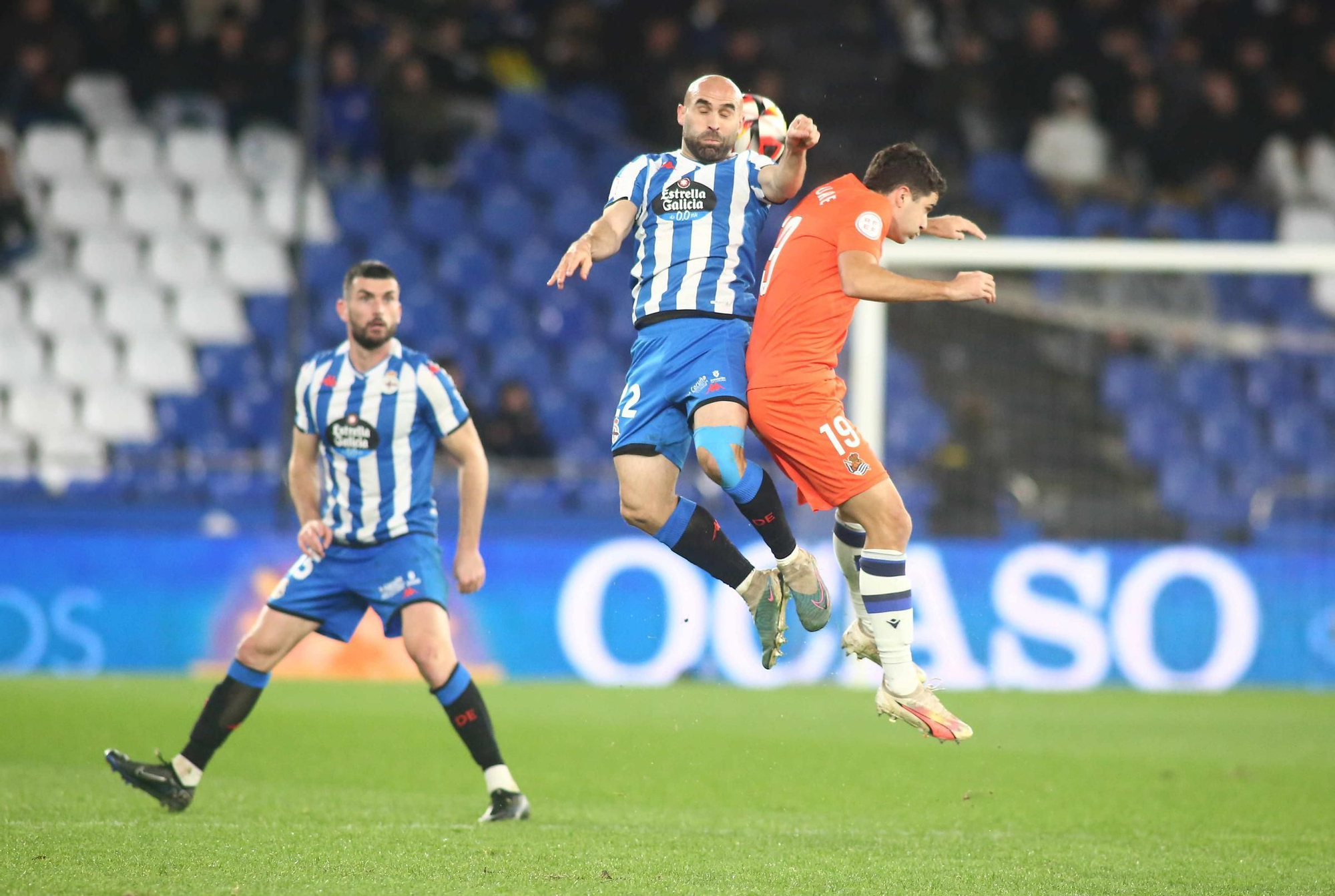 El Dépor gana en Riazor con doblete de Lucas a la Real Sociedad B (2-1)