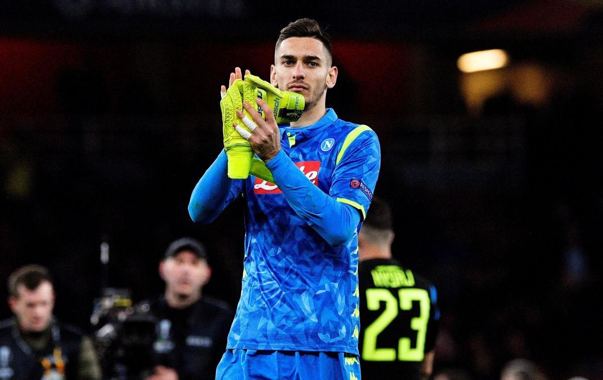 Alex Meret, portero del Nápoles
