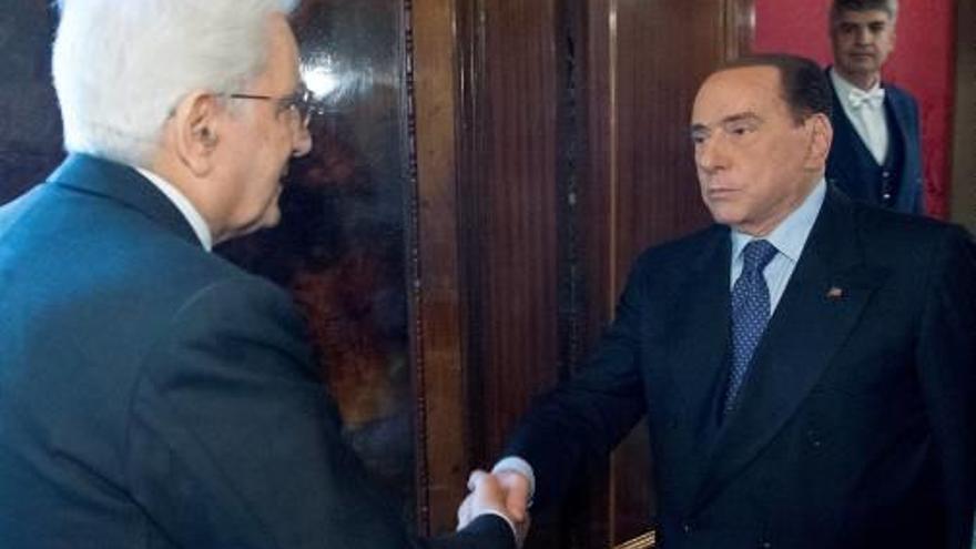 Mattarella es va reunir amb Silvio Berlusconi