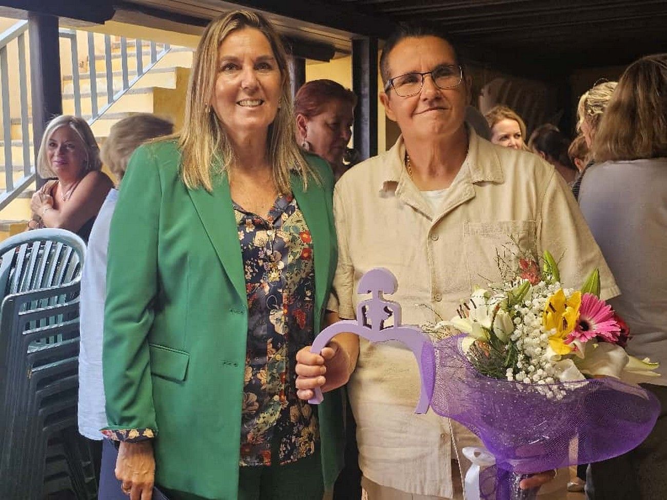 Homenaje a Carmen Rosa Santana, Aura García y María del Pilar Hernández en Telde