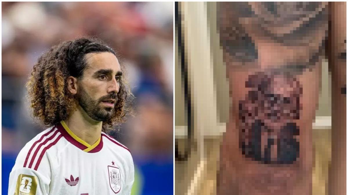 El nou tatuatge de Marc Cucurella