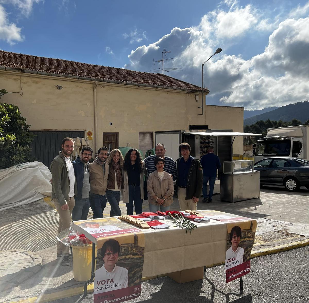 Primeros actos de campaña en la Costera y la Vall Primeros actos de campaña en la Costera y la Vall