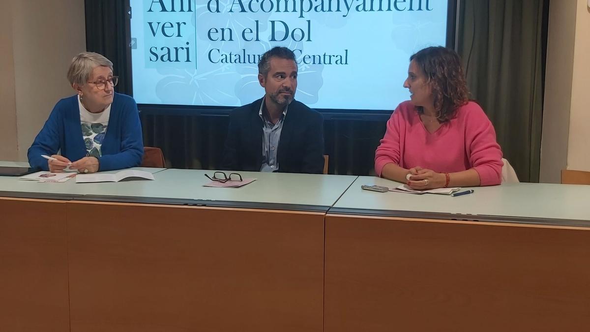 Presentació dels actes del 25è aniversari del servei, amb Perarnau al mig, l'any passat