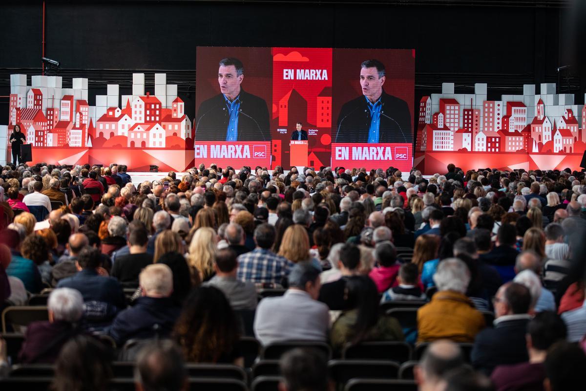 Pedro Sánchez clausura la Convención Municipal del PSC