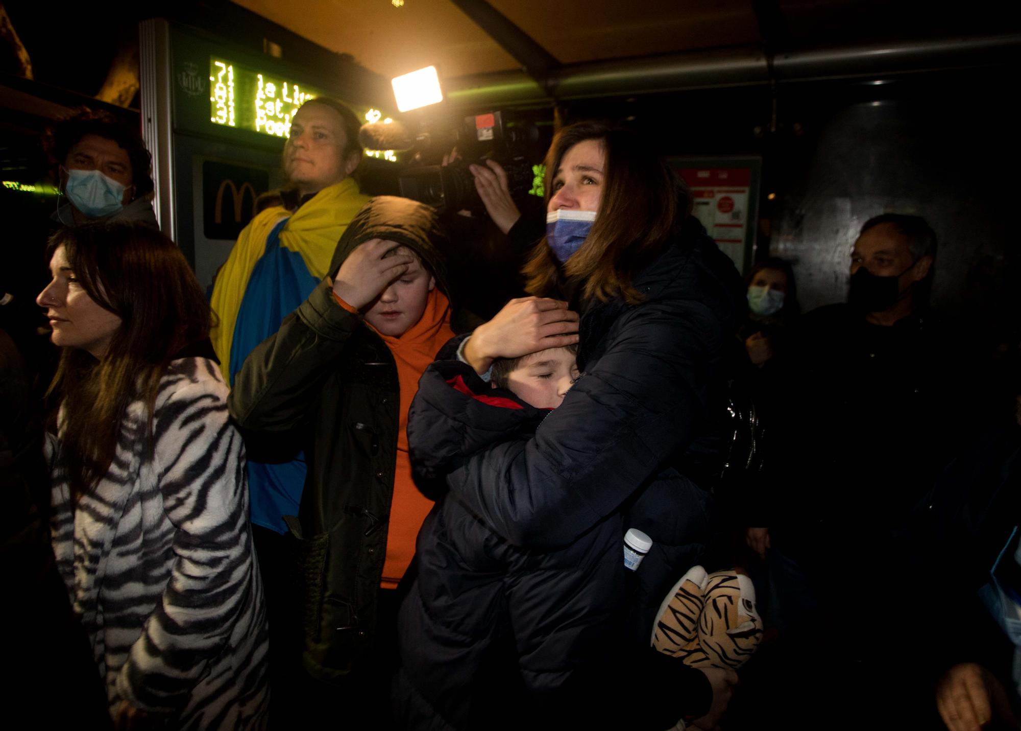 Llega el primer autobús con refugiados Ucranianos de la fundación "Juntos por la vida"