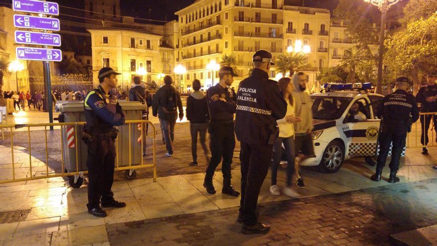 Los controles policiales en València para Halloween