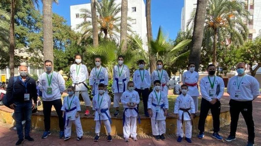 Tres oros y dos bronces para el kárate cordobés