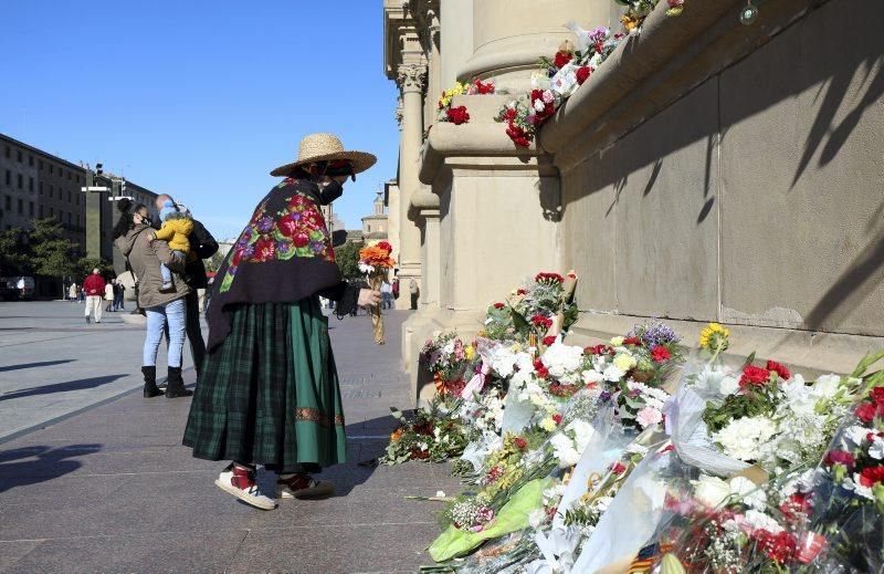 La basílica del Pilar recibe a los zaragozanos con aforo reducido y medidas de seguridad