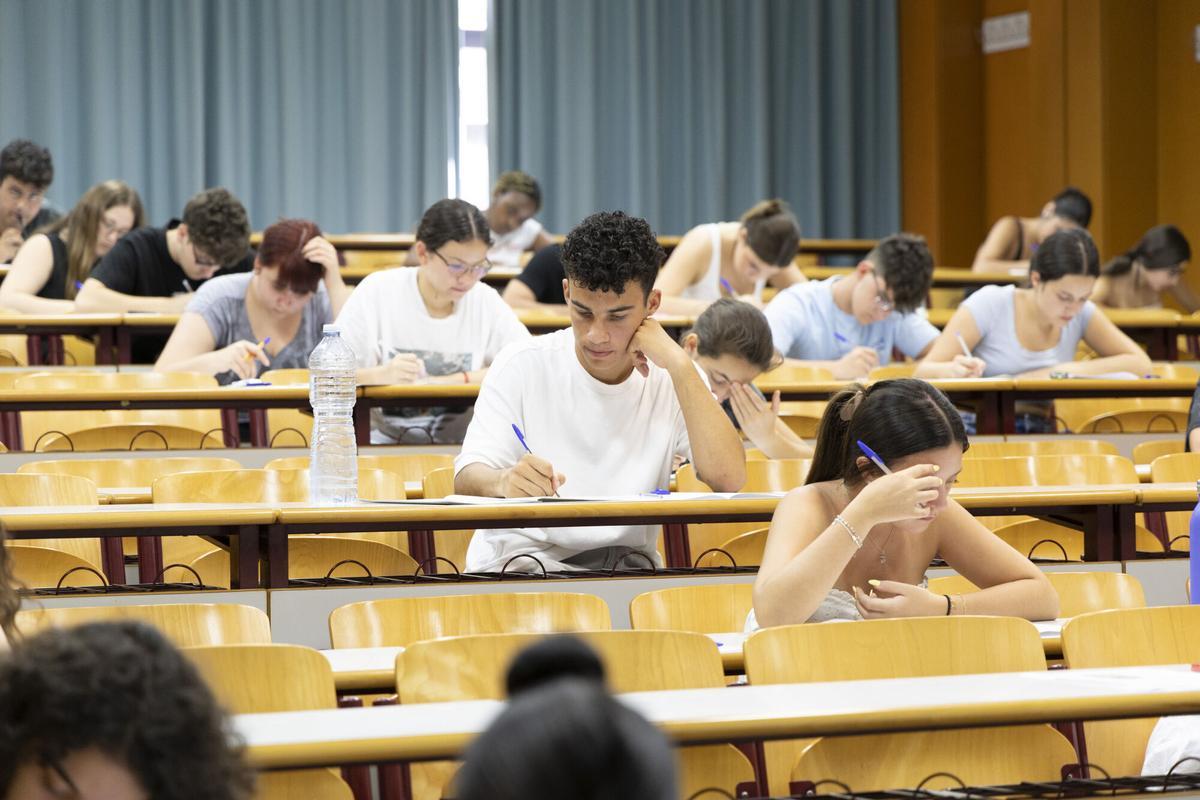 ALICANTE. REPESCA DE LA SELECTIVIDAD UNIVERSIDAD EXAMEN SELECTIVIDAD