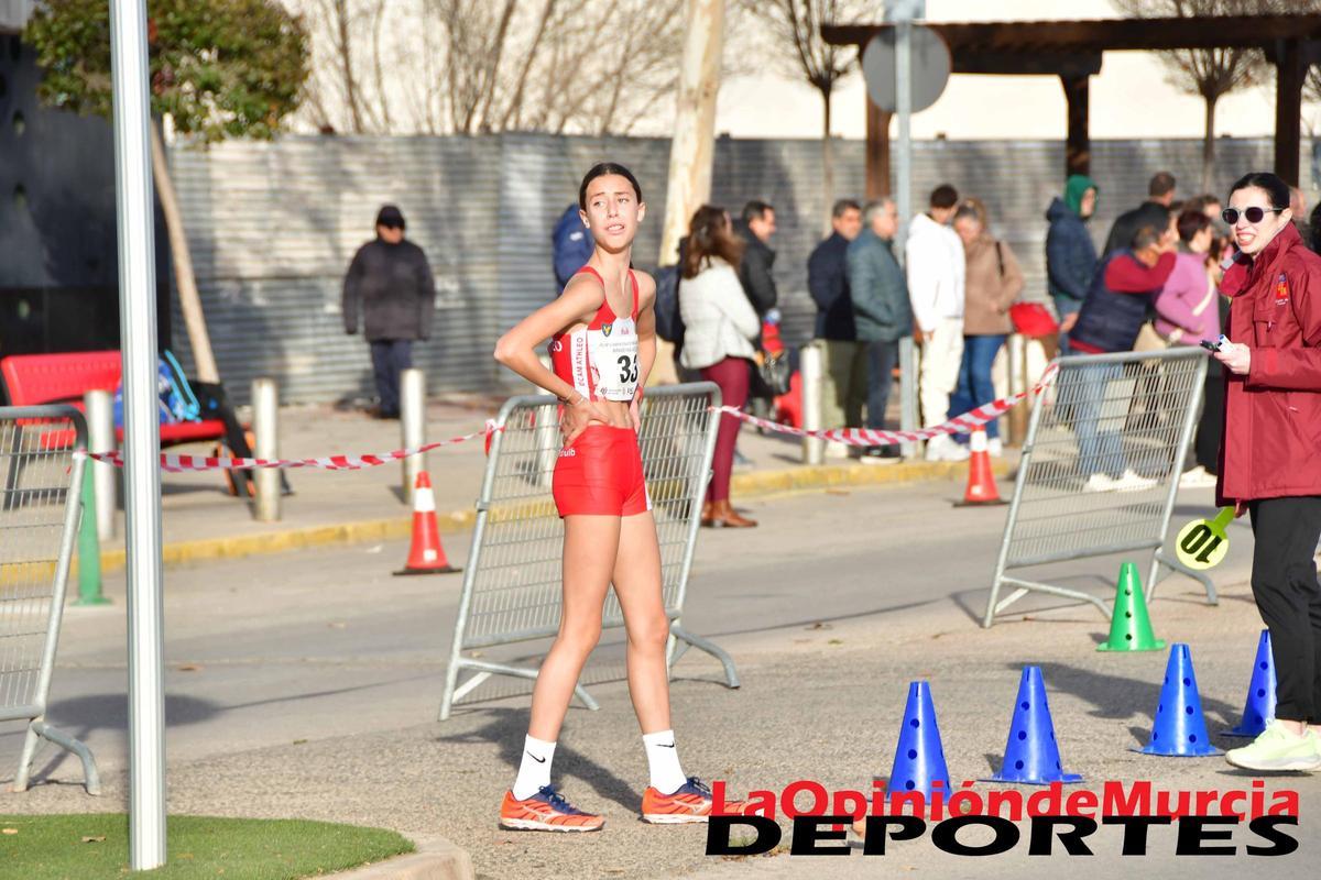 Carrera regional de marcha en Jumilla.