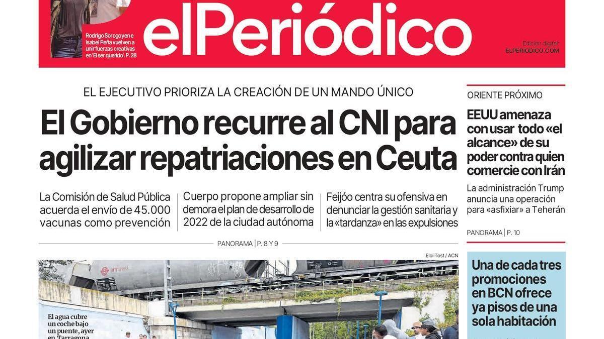 La portada de EL PERIÓDICO del 25 de agosto de 2026