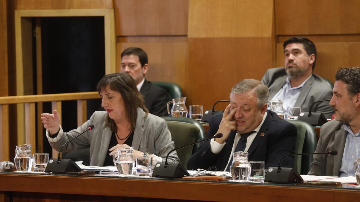 Lola Ranera y Alfonso Gómez Gámez, este jueves en Zaragoza.