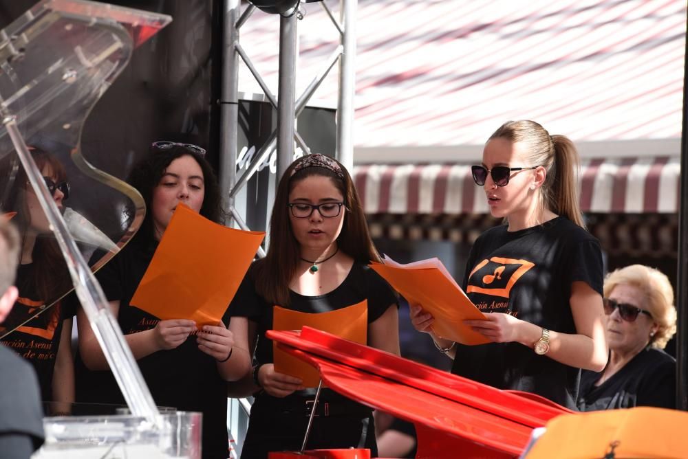 'Pianos en la calle' en la Plaza de las Flores