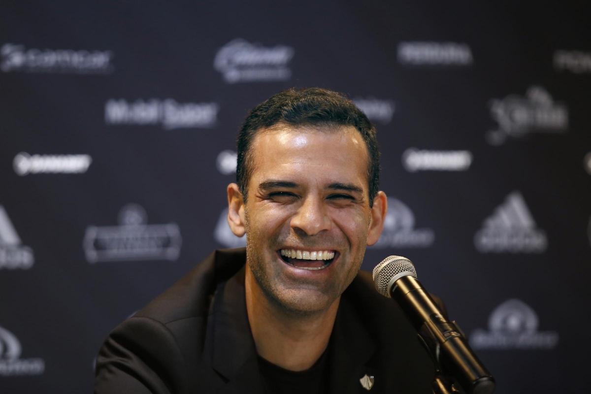 Rafa Márquez, exjugador del Barcelona y actualmente auxiliar técnico de Javier Aguirre en la Selección Mexicana