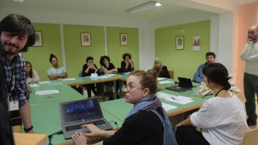 Algunos de los participantes en el taller ANIDOC.