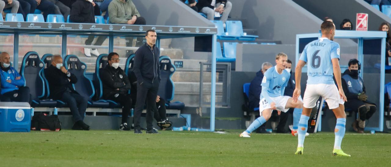 Imagen del partido entre la UD Ibiza y el Sporting de Gijón de pasado sábado.