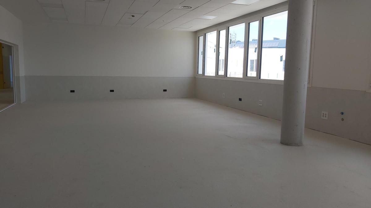 Interior del IES Margarita Salas, que está en obras.