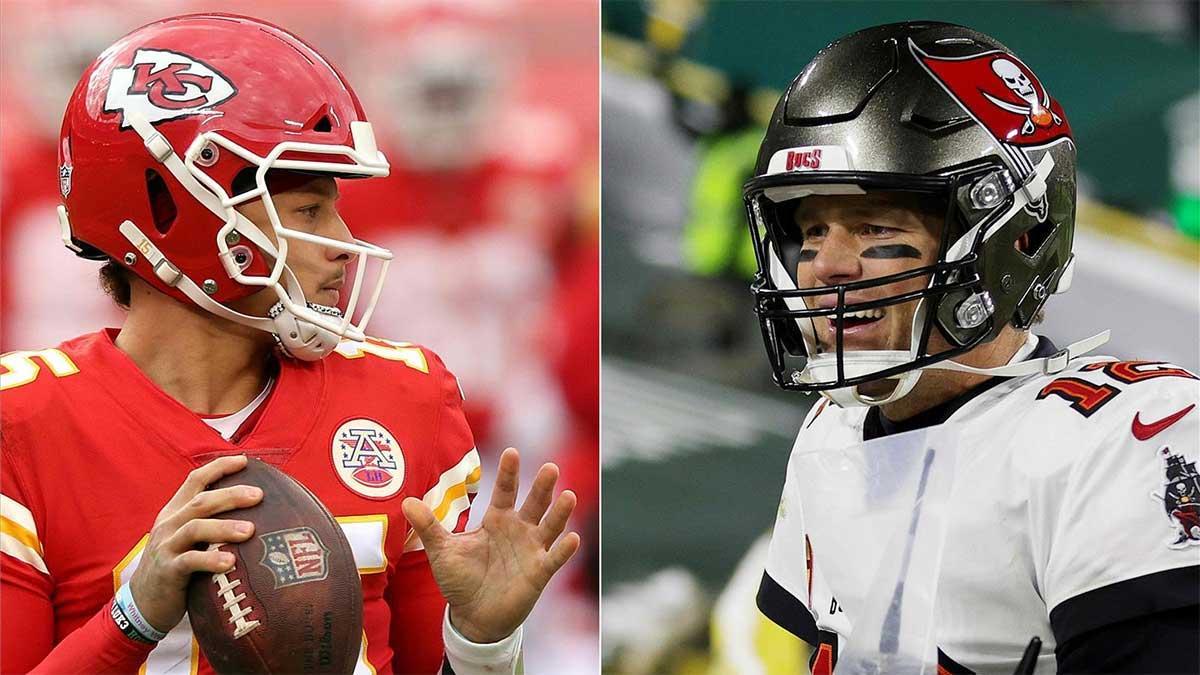 Mahomes y Brady, protagonistas del Super Bowl 2021