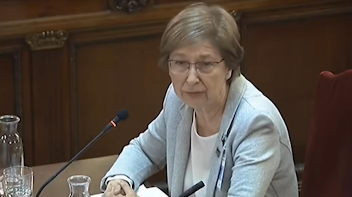 Gemma Rigau declarando en el Tribunal Supremo