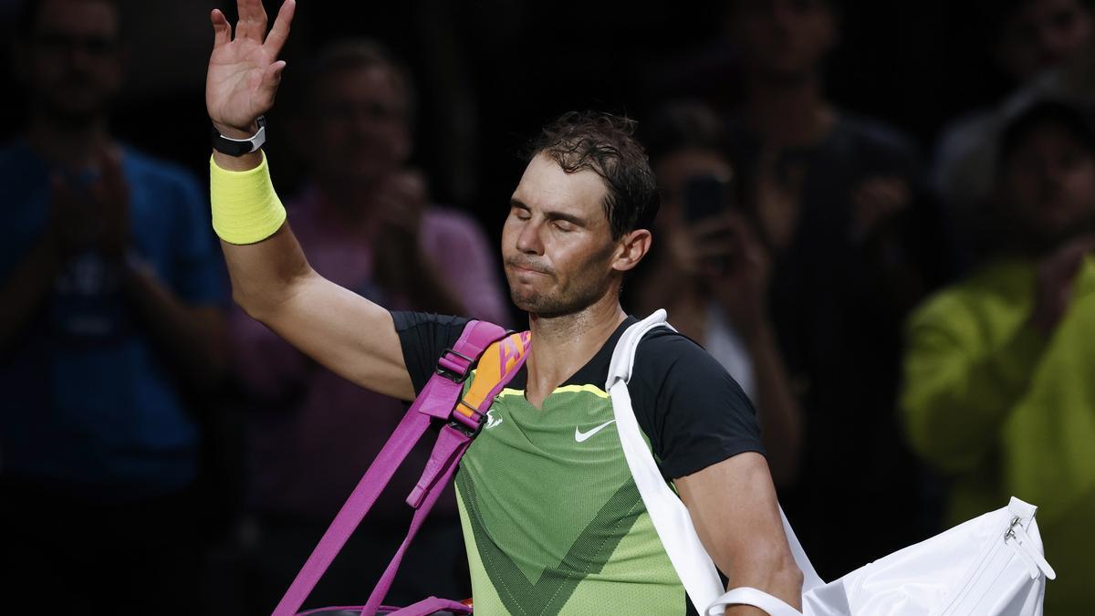 Dolorosa derrota para Rafa Nadal en el Masters 1.000 de París-Bercy ante el estadounidense Tommy Paul