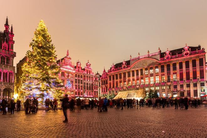 Bruselas, Bélgica, mercados navidad