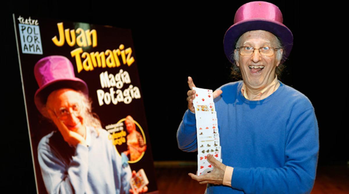 Imagen del archivo del maestro del ilusionismo, Juan Tamariz.