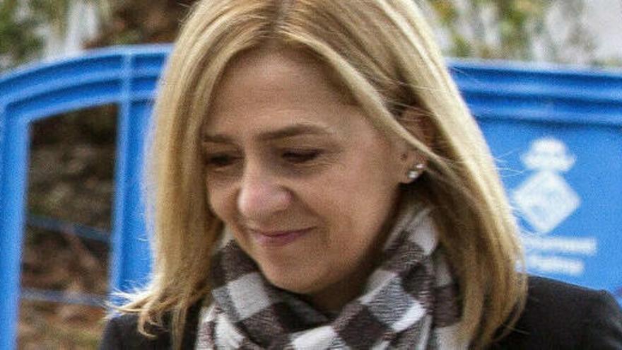 La Infanta Cristina, a su llegada al juicio