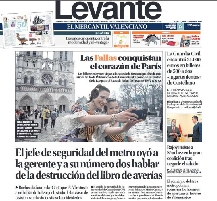 La portada en la que anunciamos el reportaje