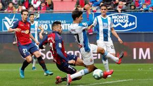 El Osasuna-Espanyol es el último partido disputado en El Sadar antes del parón por la pnademia.