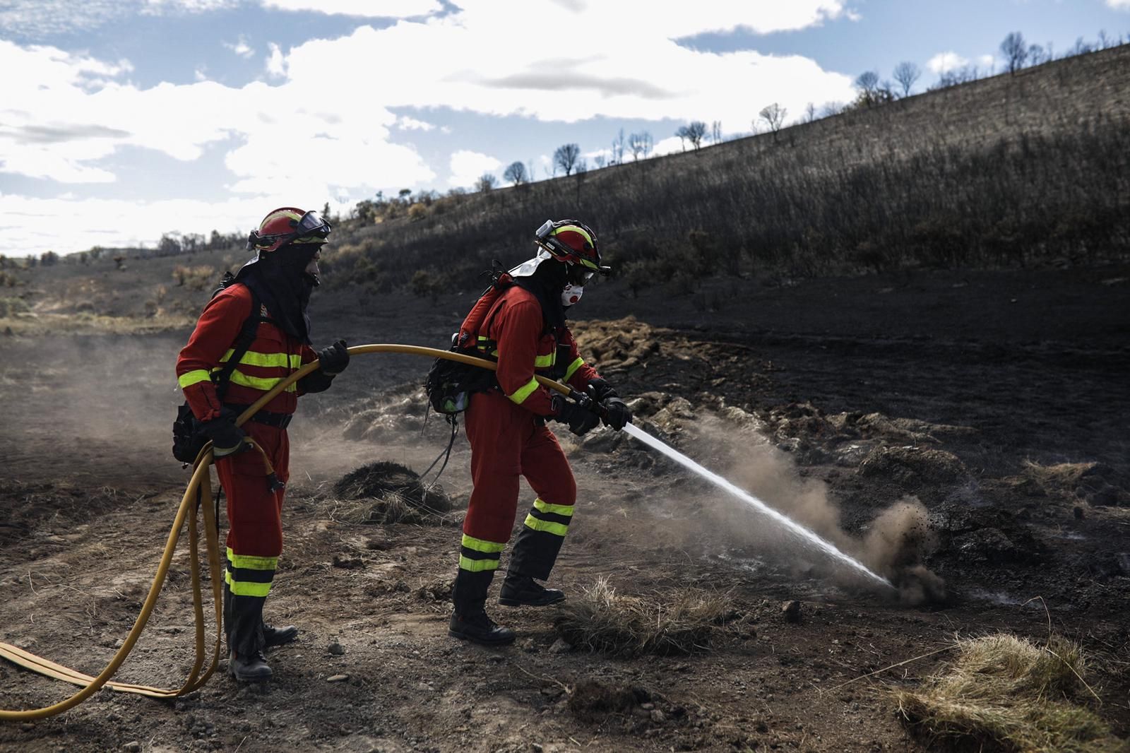 GALERÍA | El día después del "infierno" en Lober de Aliste