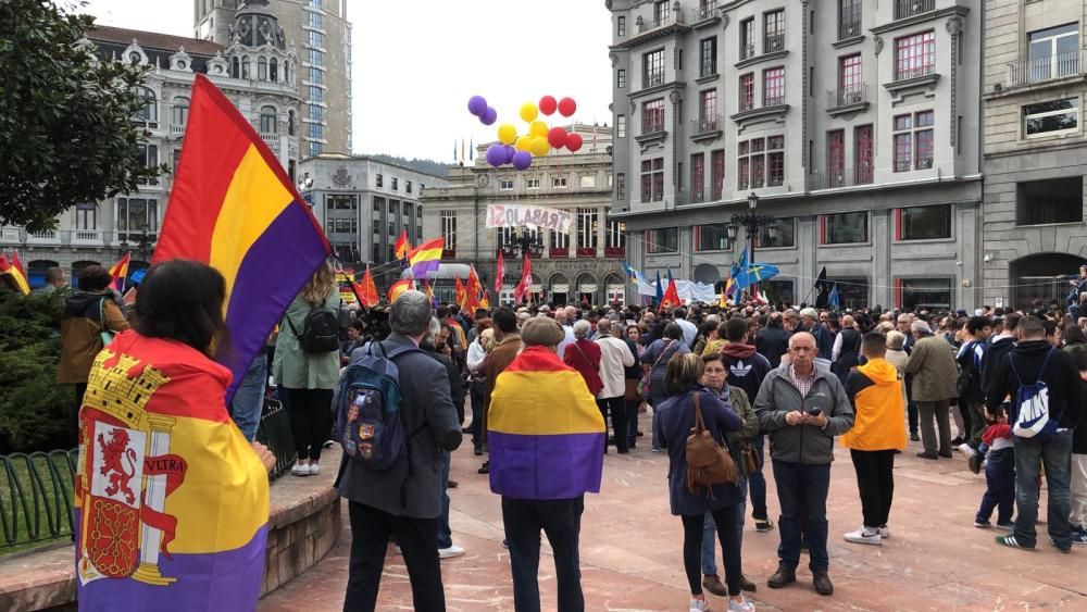 Las protestas en la plaza de La Escandalera