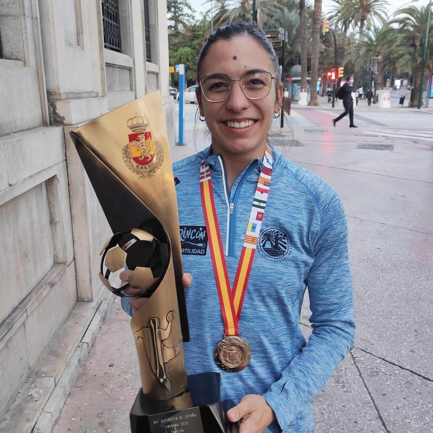 Estela Doiro, tras ganar la Supercopa.