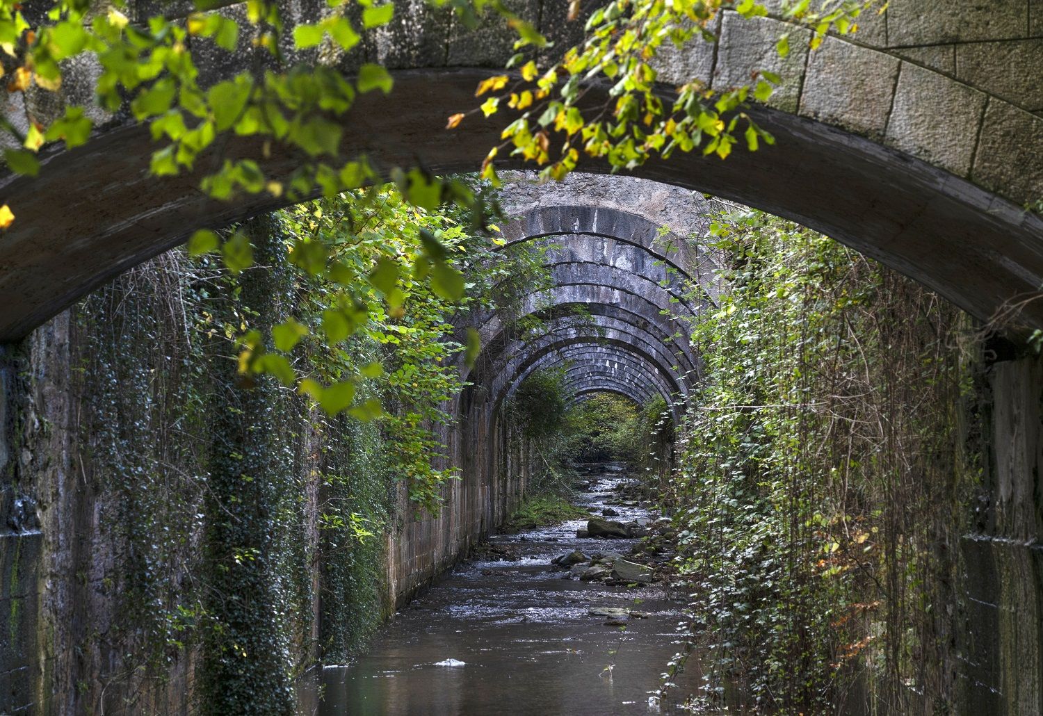 Ruinas de la Real Fábrica de Armas de Orbaizeta.