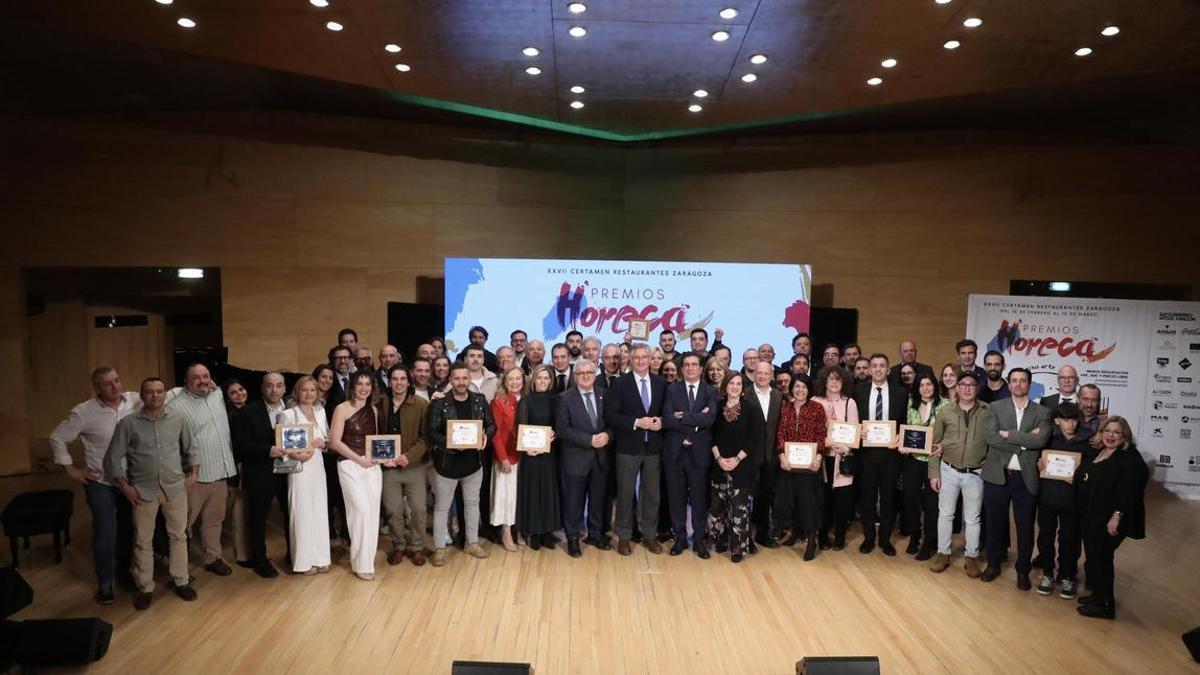 Foto de familia Premios Horeca.