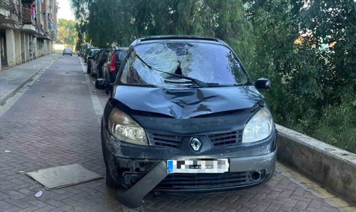 Imagen del vehículo sospechoso de ocasionar el accidente.