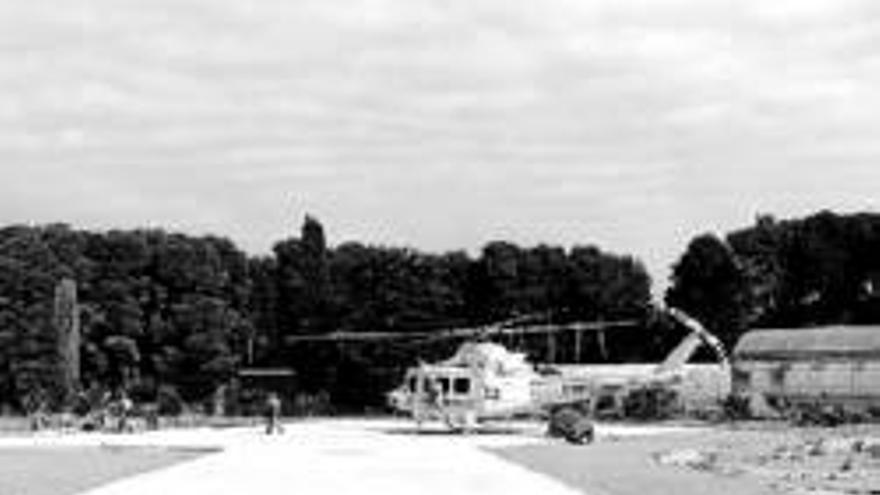 El helipuerto de Ejea, uno de los más modernos para operaciones aéreas